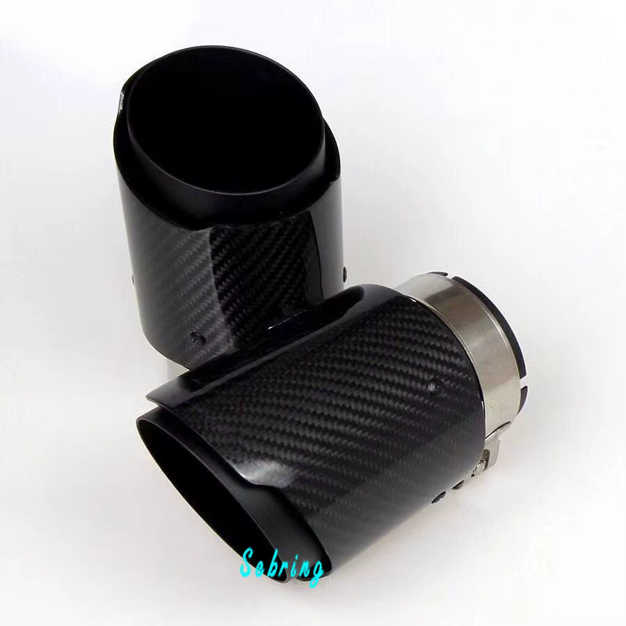 Silenciador de escape universal en fibra de carbono – BMW E46