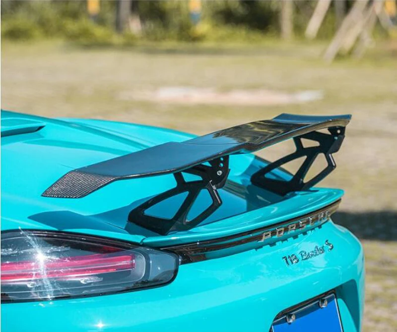 Alerón trasero de fibra de carbono para Porsche 718 Cayman GT - imagen 4