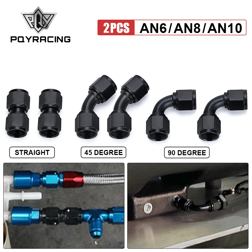 Kit mangueras enfriador aceite AN6 AN8 AN10 conexiones 0/45/90°