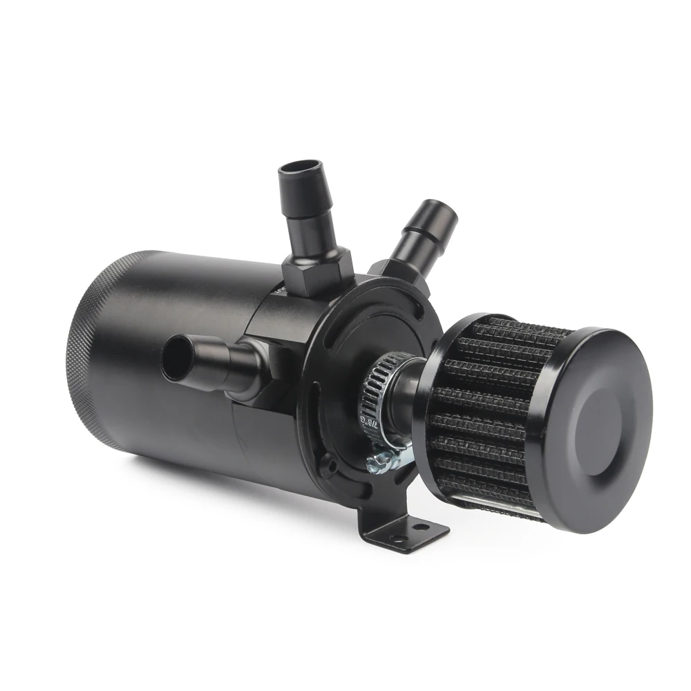 Decantador de aceite universal de aluminio con filtro de ventilación