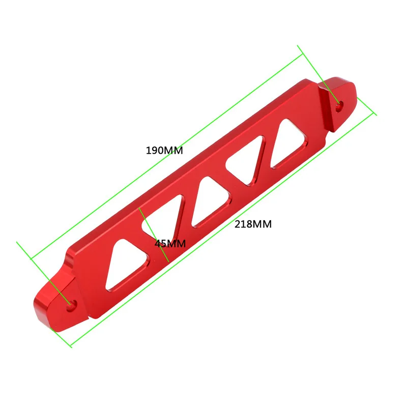 Soporte de batería de aluminio en diferentes configuraciones de montaje