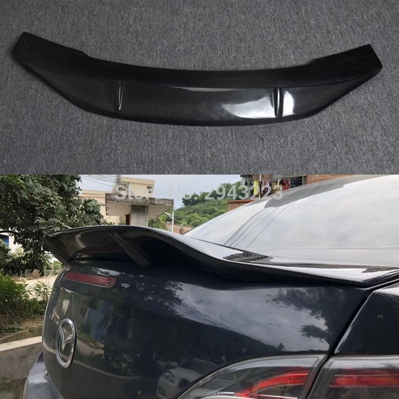 Spoiler trasero de fibra de carbono para Mazda 6