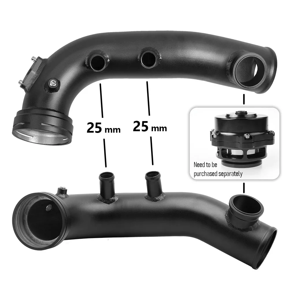 Kit tubo de carga de aluminio para BMW N54 135i y 335i - imagen 2