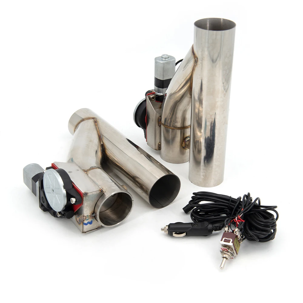 Válvula de corte de escape eléctrica 76 mm SS304 con interruptor - imagen 5