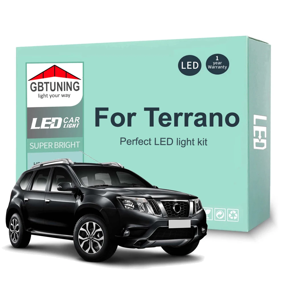 Kit de bombillas LED CANBUS para interior Nissan Terrano I/II WD21/R20