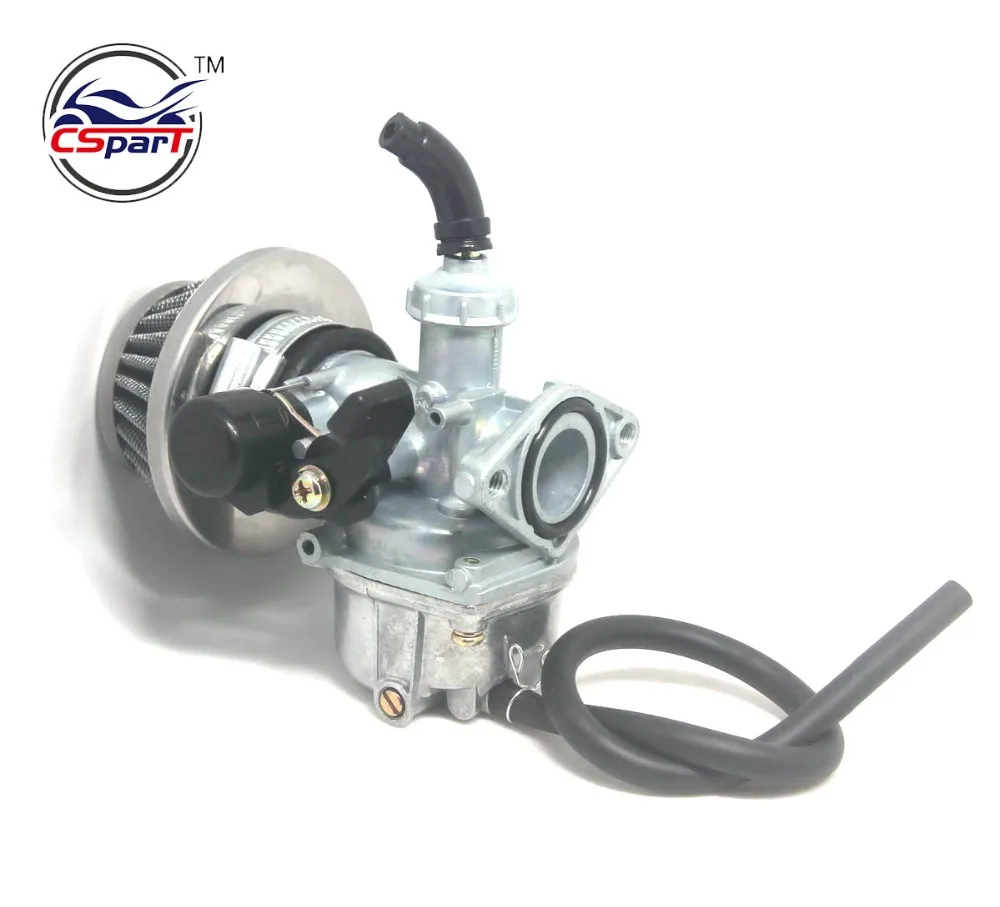 PZ19-Tubo de admisión de carburador de 19mm, filtro de aire de combustible, 50cc, 70cc, 90cc, 110cc, 125cc, Quad ATV, Taotao, Sunl, newoke - imagen 2