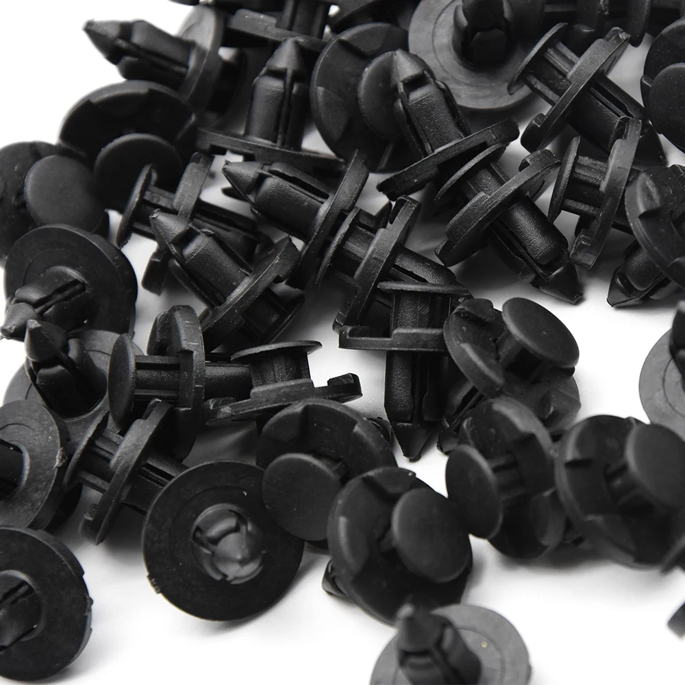 Clip sujetador parachoques 8mm empuje para Nissan – motor y puerta - imagen 5
