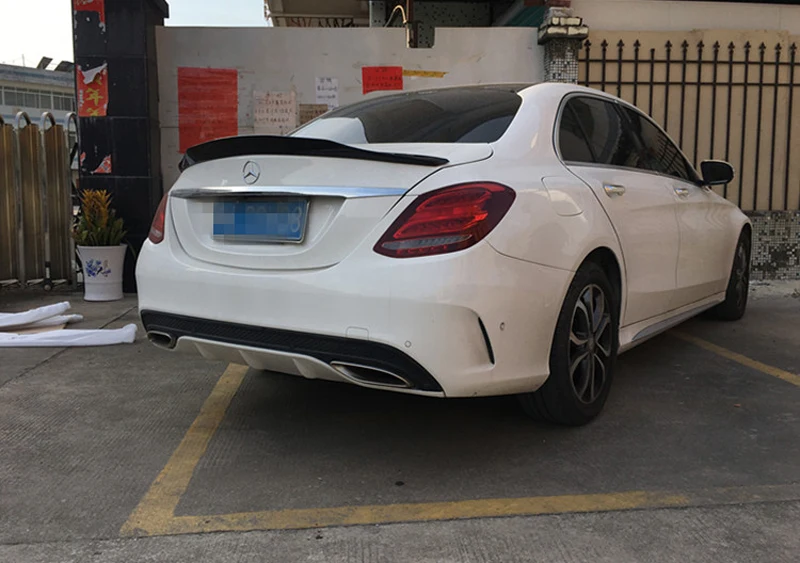 Alerón trasero ABS negro Mercedes-Benz Clase C W205 PSM Style - imagen 4