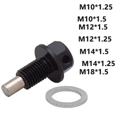 Tapón magnético de vaciado de aceite de aluminio M10-M18
