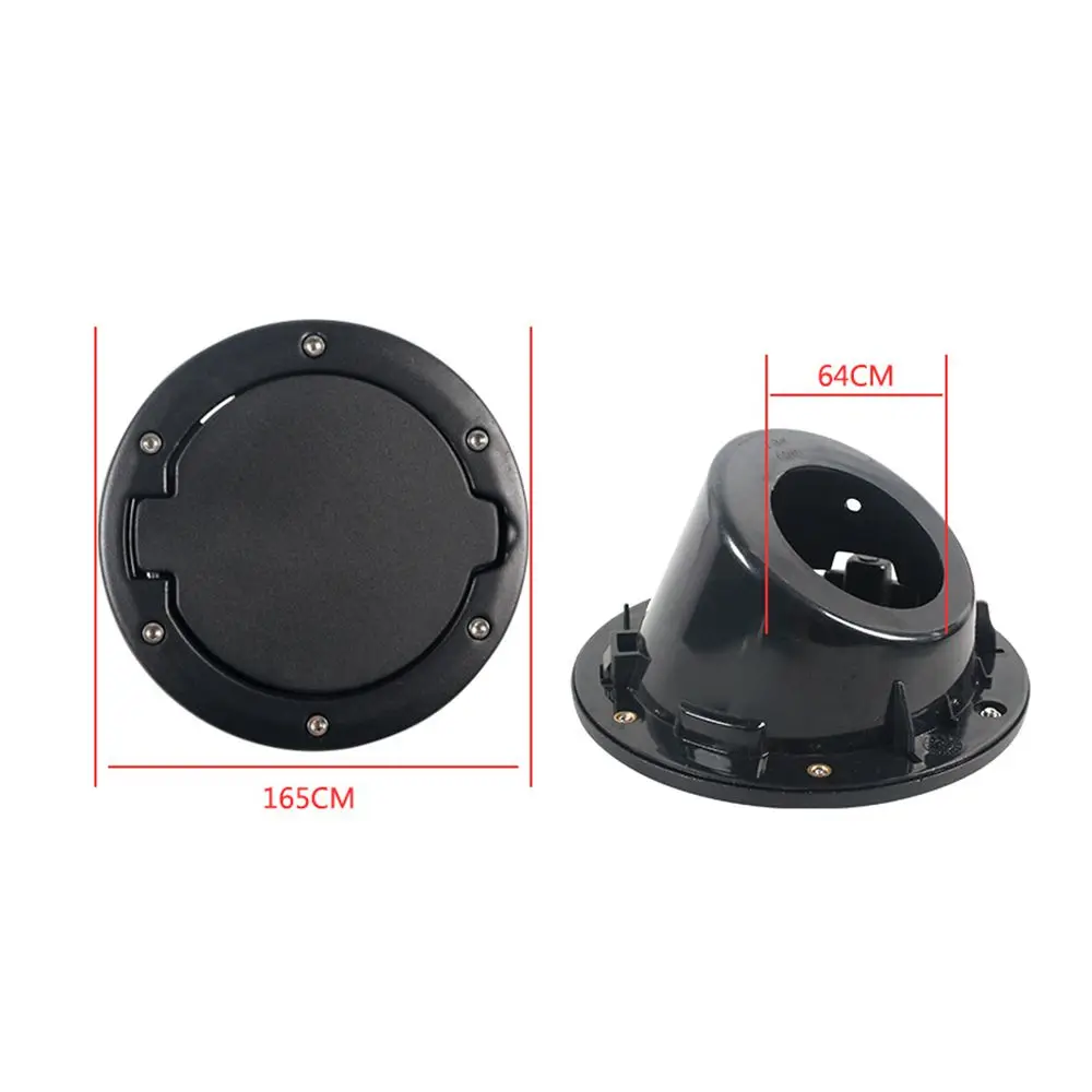 Tapa depósito combustible aluminio negro – Jeep Wrangler JK/JKU 2007-2018 - imagen 2