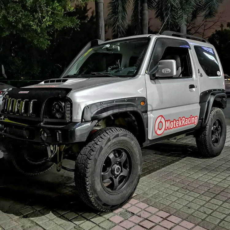 Protector guardabarros Suzuki Jimny 2007-2017 negro mate - imagen 2