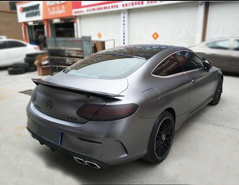 Alerón trasero de fibra de carbono para Mercedes Clase C W205 Coupé