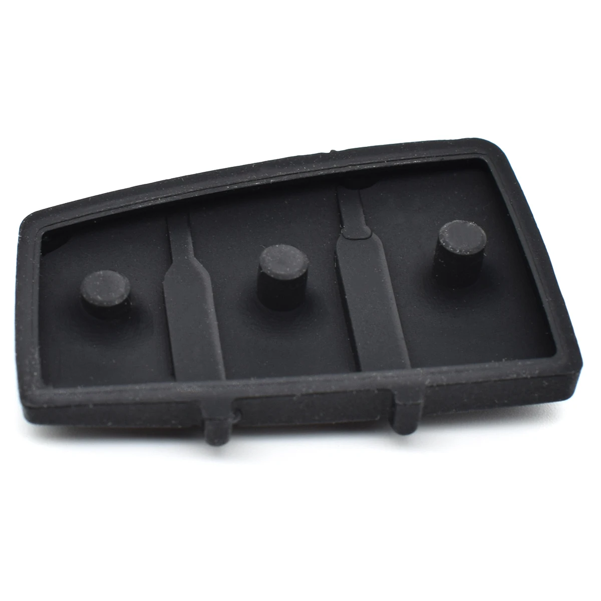 Funda de goma para mando a distancia de coche, carcasa de repuesto de 3 botones para Audi A1, S1, A3, A4, A5, A6, A8, Q5, Q7, TT, RS - imagen 4