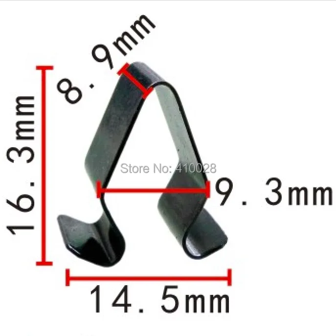 Grapas metálicas de moldura pilar A OEM 8L4867276 – Audi A3 8L - imagen 2