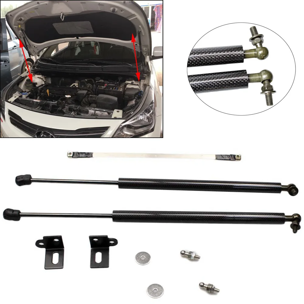 Amortiguadores de gas de capó Hyundai Accent/Verna/Solaris 2011-2018