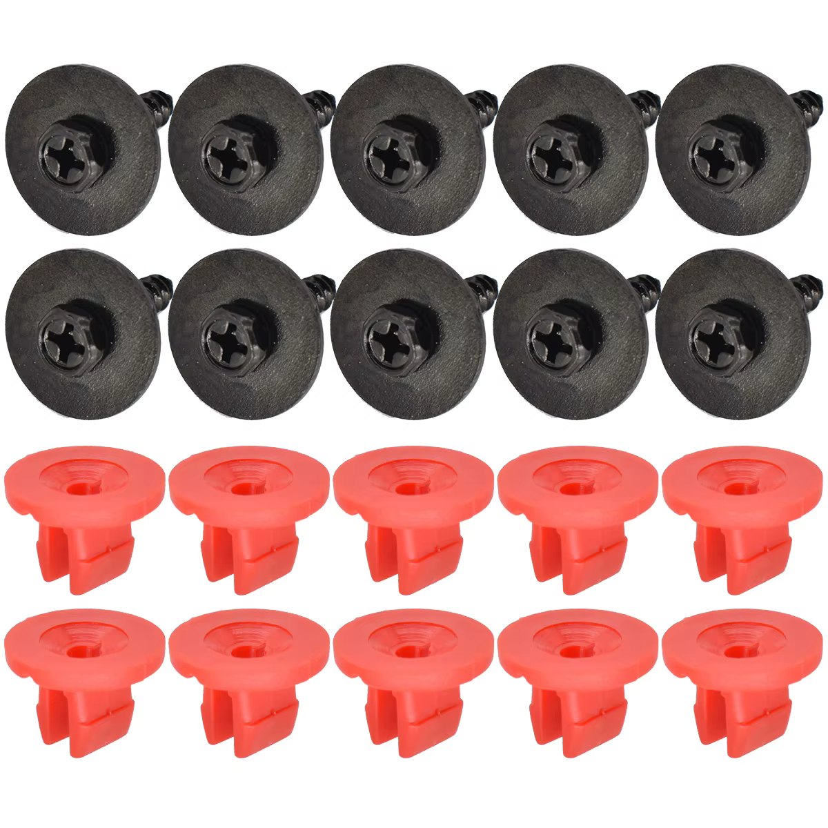 20 piezas cubierta inferior de motor de coche Clips tornillos cubierta inferior protector para Ford Focus MK2 MK3 Mondeo MK3 MK4 C Max S Max Galaxy - imagen 5
