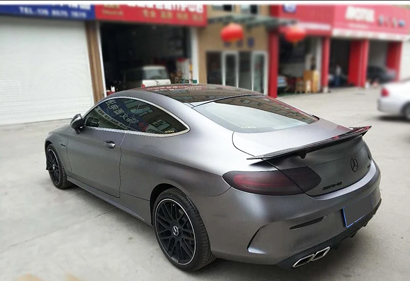 Alerón trasero de fibra de carbono para Mercedes Clase C W205 Coupé - imagen 2