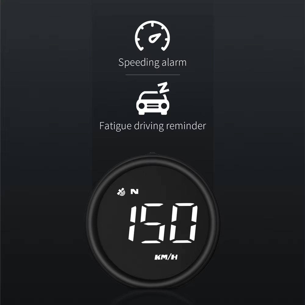 Pantalla HUD universal con GPS, velocímetro y alarma de velocidad - imagen 3