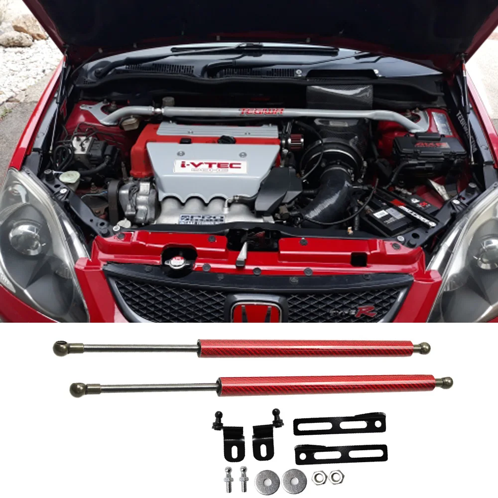 Puntales de capó para Honda Civic EP EU 2001-2005 con amortiguadores