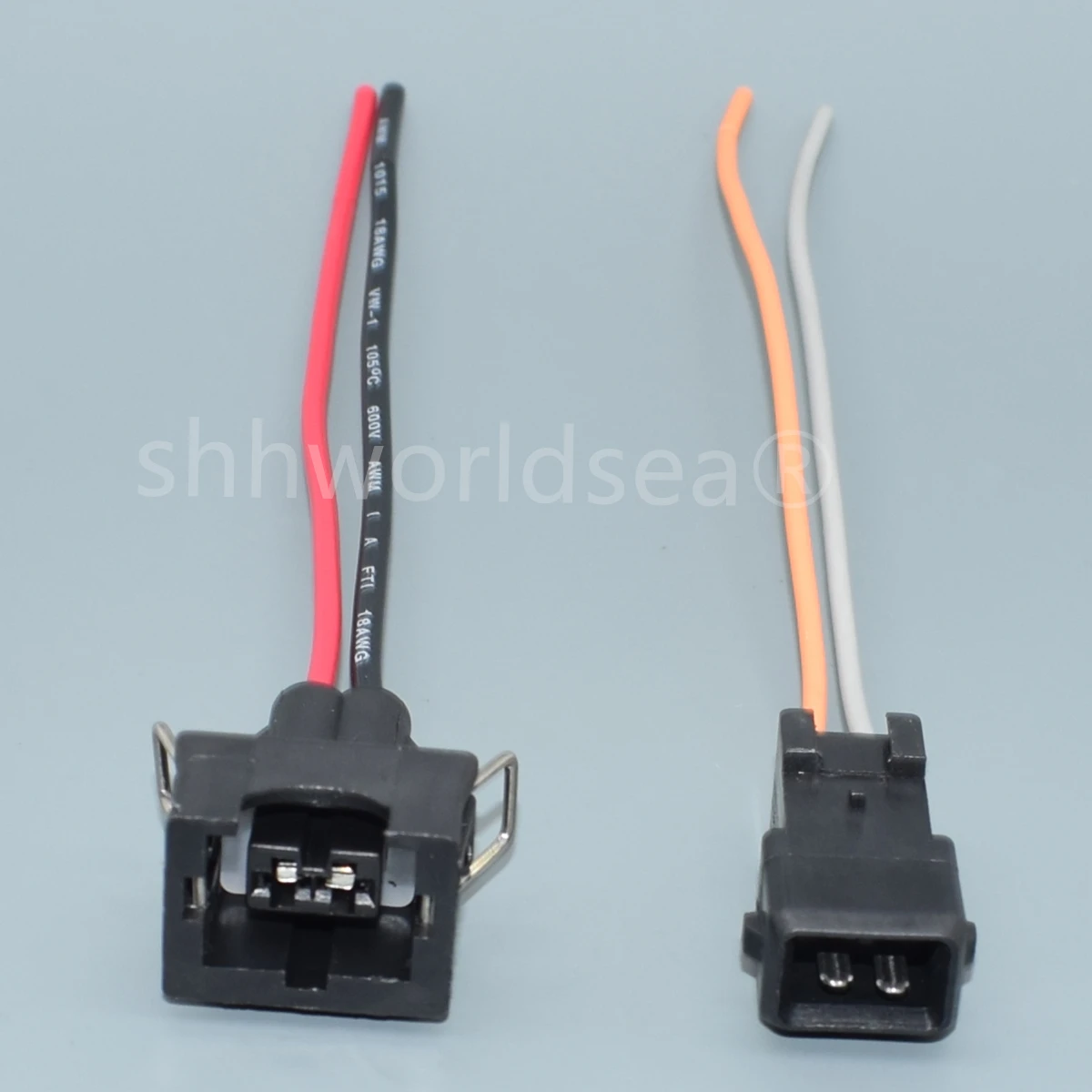 Detalle del conector hembra y macho