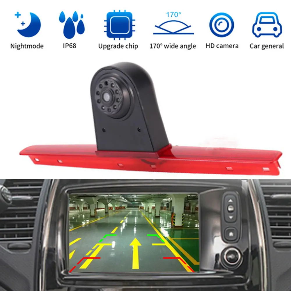 Cámara de marcha atrás con luz de freno LED – VW Transporter T5 - imagen 4
