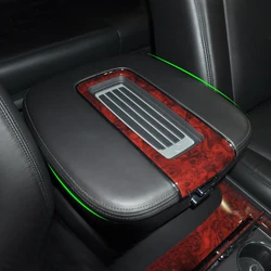 Tapa de consola central de cuero para Cadillac Escalade 2007-2011