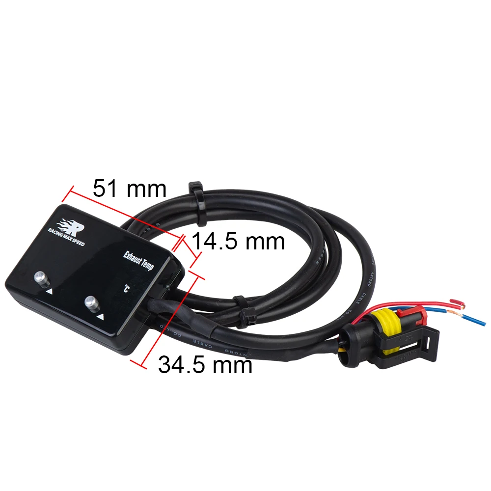 Medidor temperatura escape digital 0-1000°C con sonda ETM01 - imagen 2