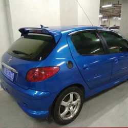 Alerón trasero ABS deportivo tuning para Peugeot 206 y 207 2008-2011