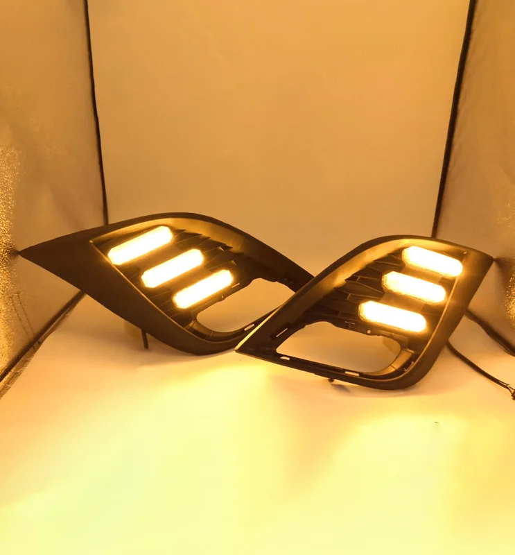 Kit luces diurnas LED Mazda 3 (2010-2013) intermitente amarillo - imagen 5