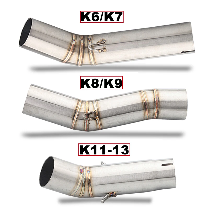 Tubo de escape slip-on para Suzuki GSX-R 600/750 K6-K15