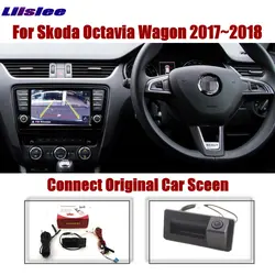 Cámara de marcha atrás dinámica para Skoda Octavia Mk3 2012-2019