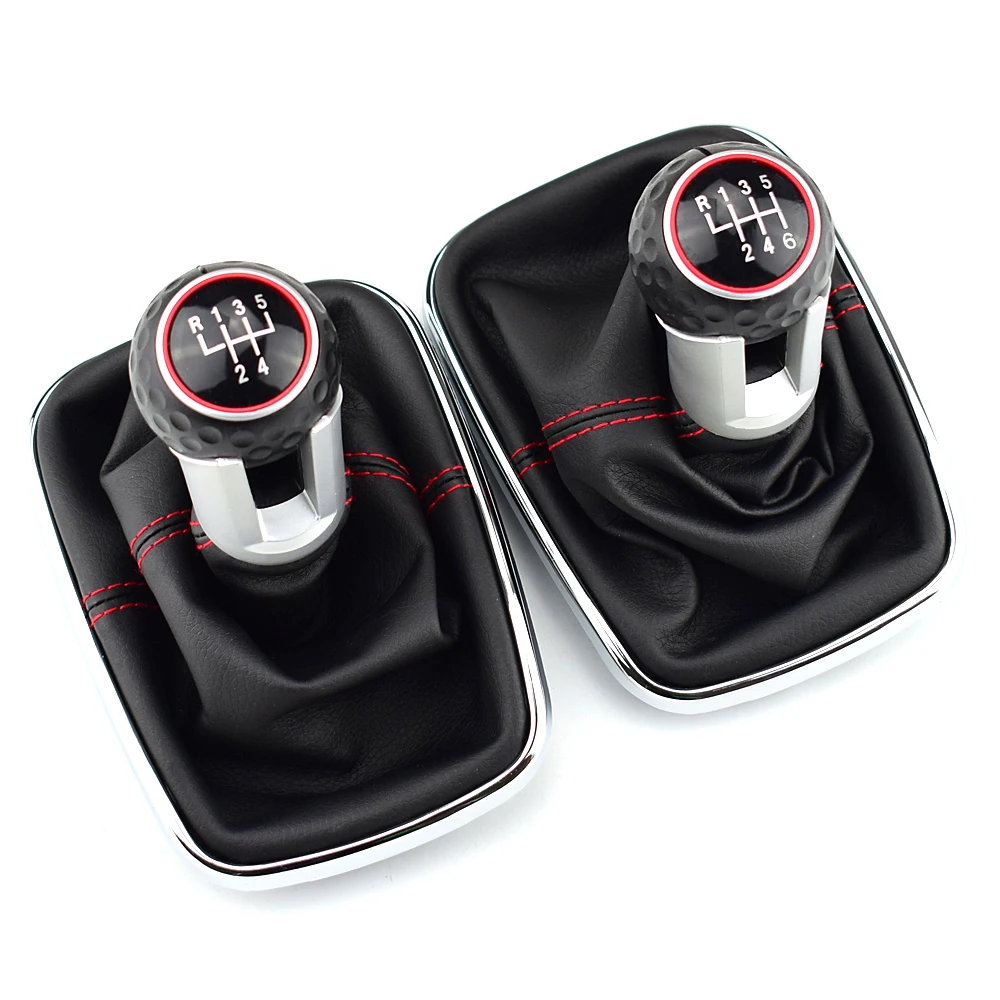 Pomo de cambio con fuelle negro para VW Golf IV GTI y R32 - imagen 2