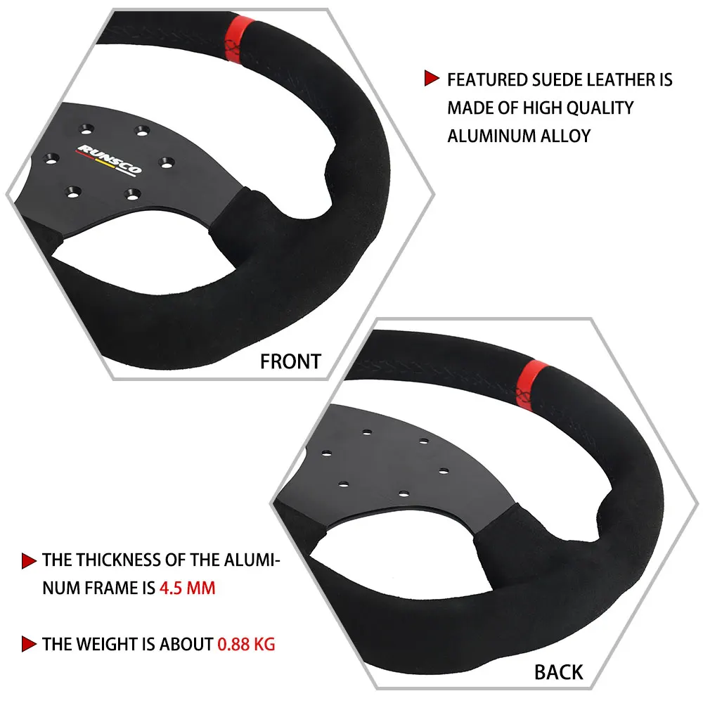 Volante simulador drift 330 mm para PC – competitivo - imagen 3