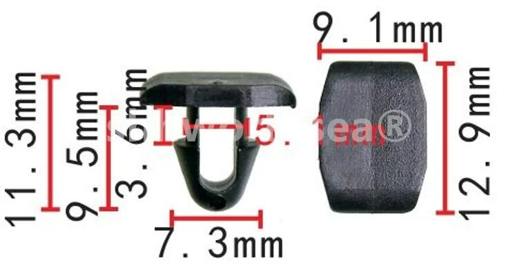 Toyota 77301-A9001: grapas de plástico para panel frontal del motor - imagen 2