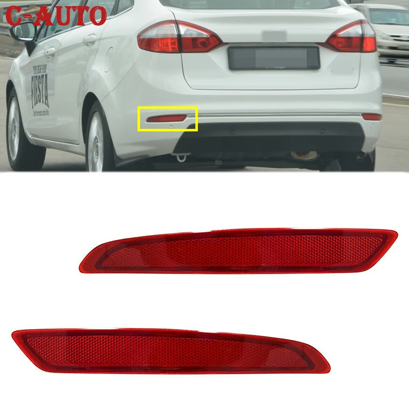 Luz antiniebla y de freno trasera Ford Fiesta Sedán MK6 2013-2015