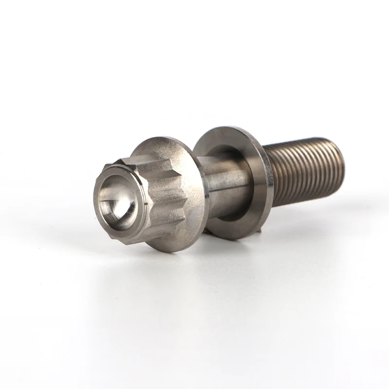 Perno antirrobo de rueda de titanio GR5 para Porsche 911 y Audi - imagen 4