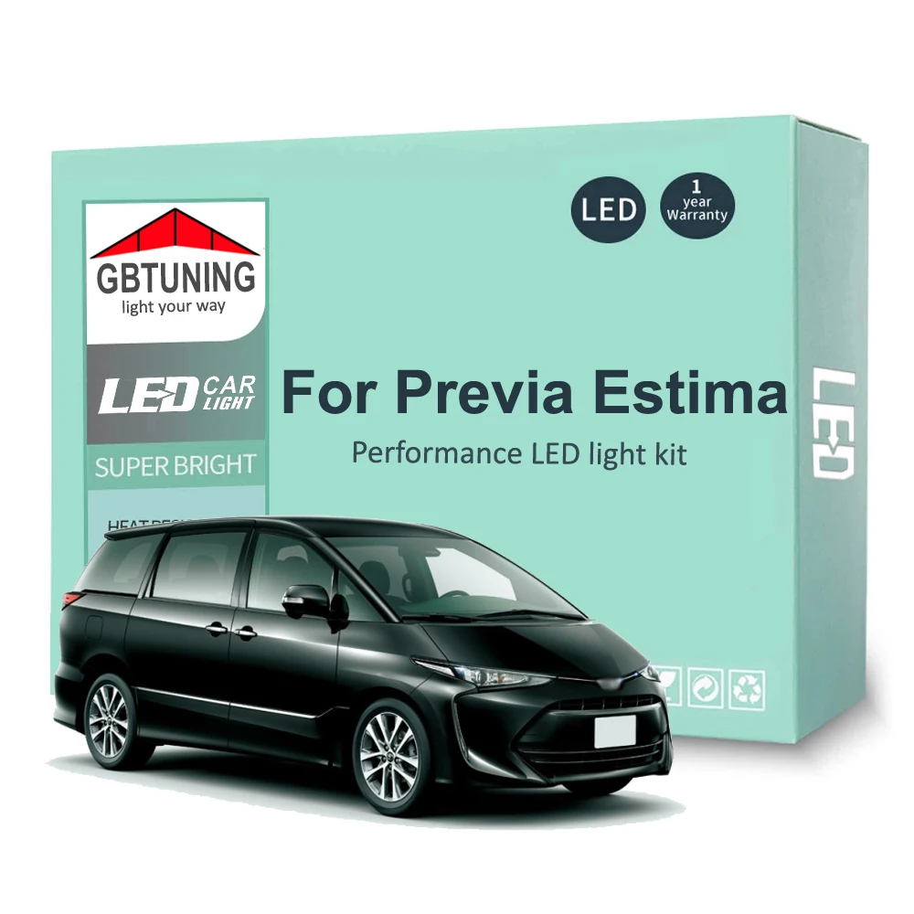 Kit LED interior Canbus para Toyota Previa/Estima ACR30/ACR50