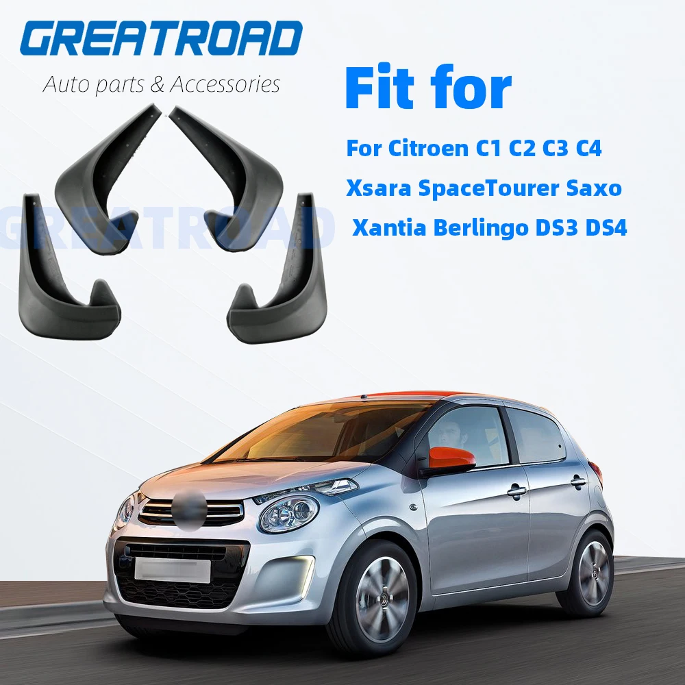 Juego de guardabarros universales contra salpicaduras para Citroën