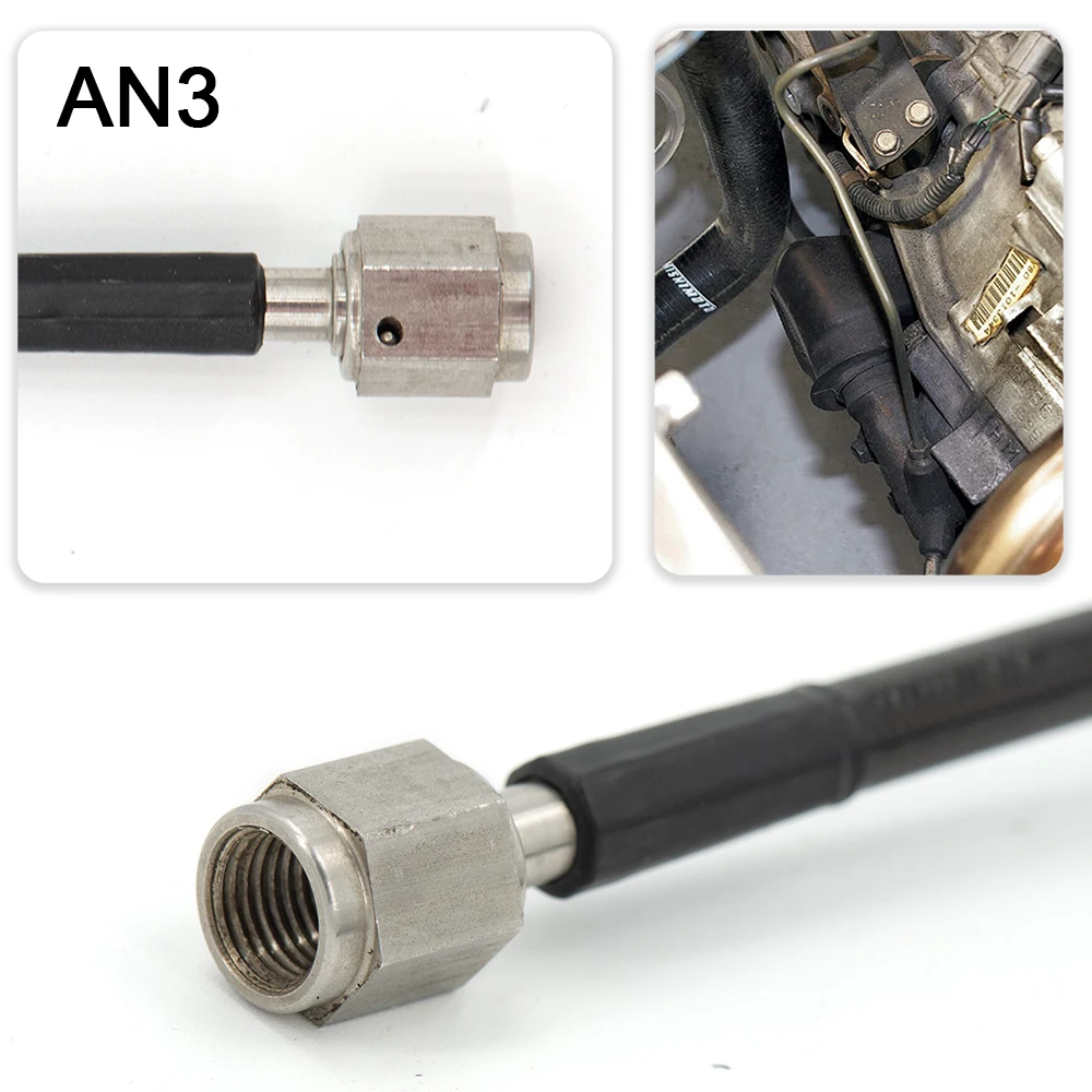 Latiguillo de embrague inoxidable AN-3 para Honda Civic Si 2006-2015 - imagen 5