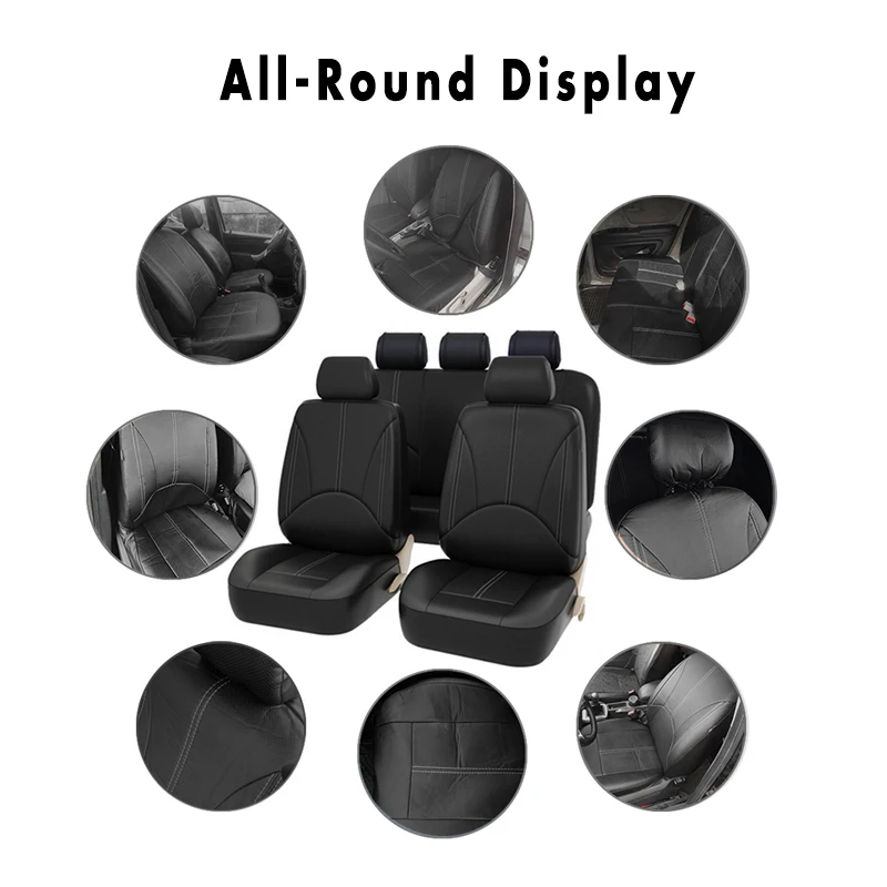 Funda protectora de asiento en cuero PU para SUV, Sedan y Hatchback - imagen 4