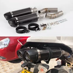 Escape completo Ducati 848 EVO 1098 1198 con silenciador y enlace medio