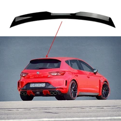 Alerón universal ABS negro brillante para Seat Leon 5F 2012-2020