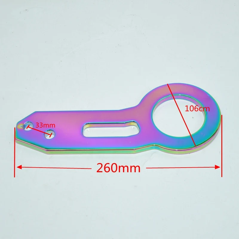 Neo gancho de remolque trasero aluminio aleación universal - imagen 2
