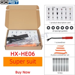 Kit 18mm clips sujeción Ford – Pasadores retención carroceria puertas parachoques