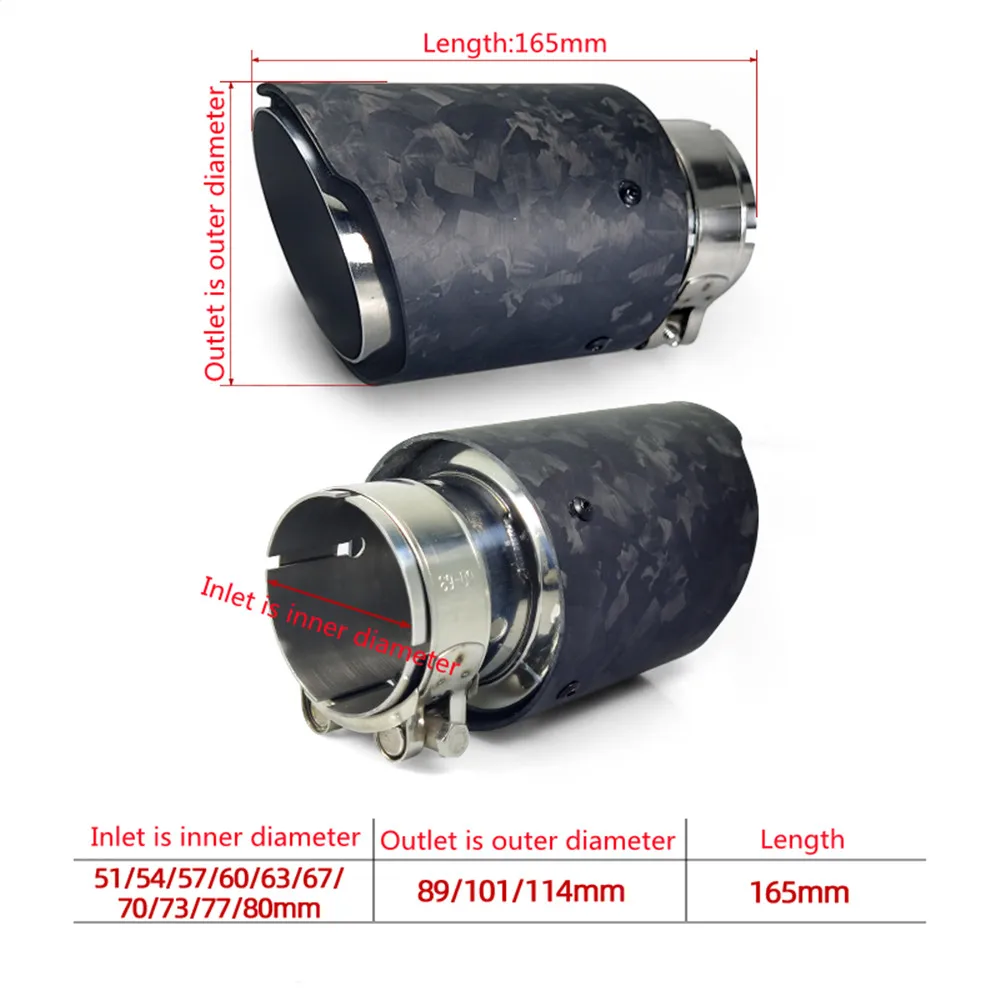 Silenciador escape acero inoxidable 304 con tubo de escape universal - imagen 2