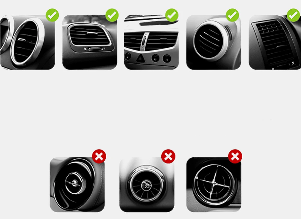 Soporte de teléfono para coche LADA vista frontal