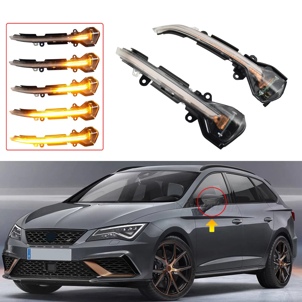 Intermitente dinámico LED Seat Leon