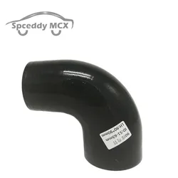 Spceddy-codo de silicona reductor Universal de 90 grados, manguera ID 51-63/51-76/57-76mm, tubo de goma para manguera de admisión de aire frío