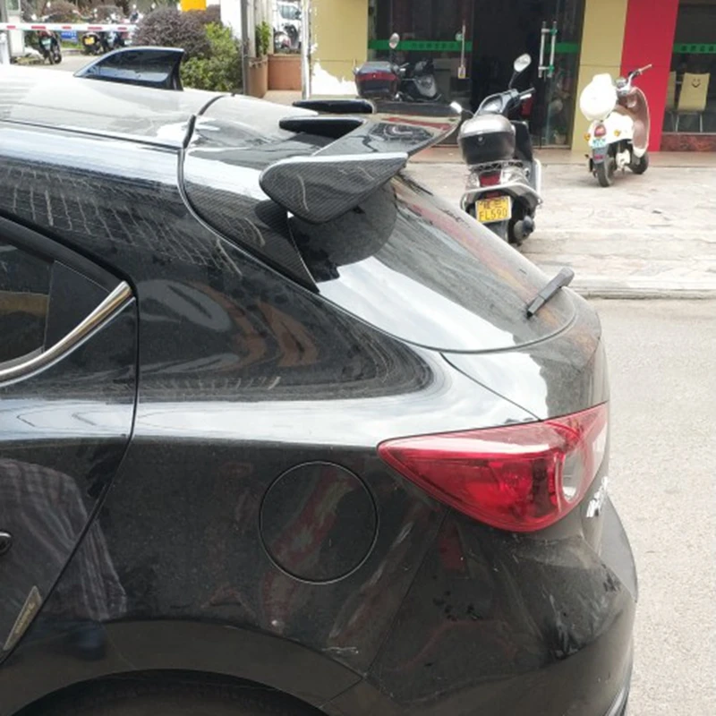 Alerón trasero ABS negro brillante para Mazda 3 Axela 2014-2017