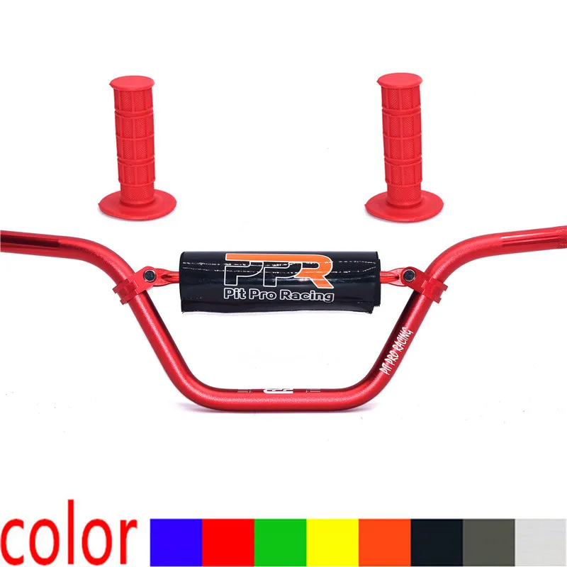 Manillar de aluminio de 22 mm para motocicleta de motocross